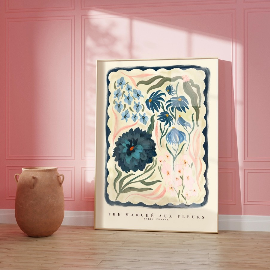 French Flower Art Print