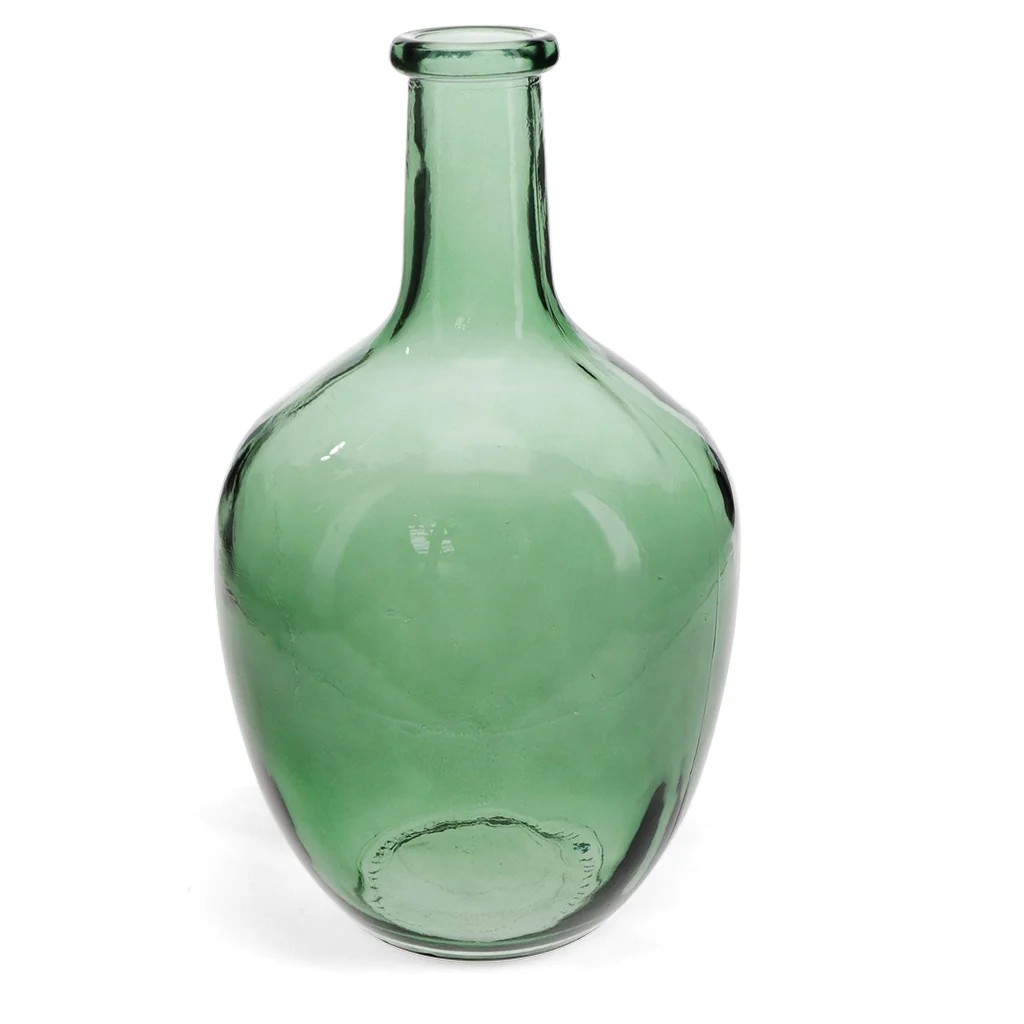 Large Bottle Green Vase