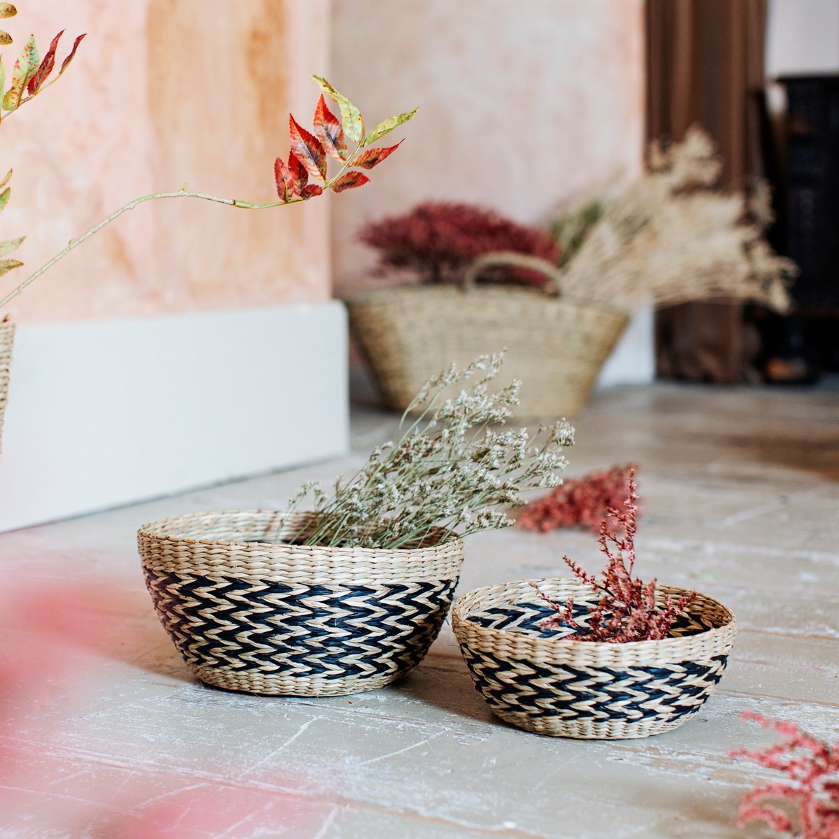 Handmade woven decorative bowls | Sass & Belle