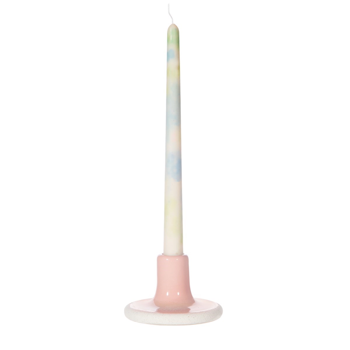 Glazed Blush Candlestick Holder | Sass & Belle