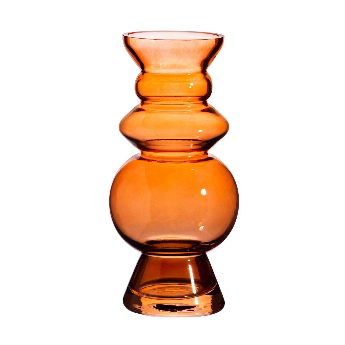 Amber Glass Bubble Vase | Sass & Belle