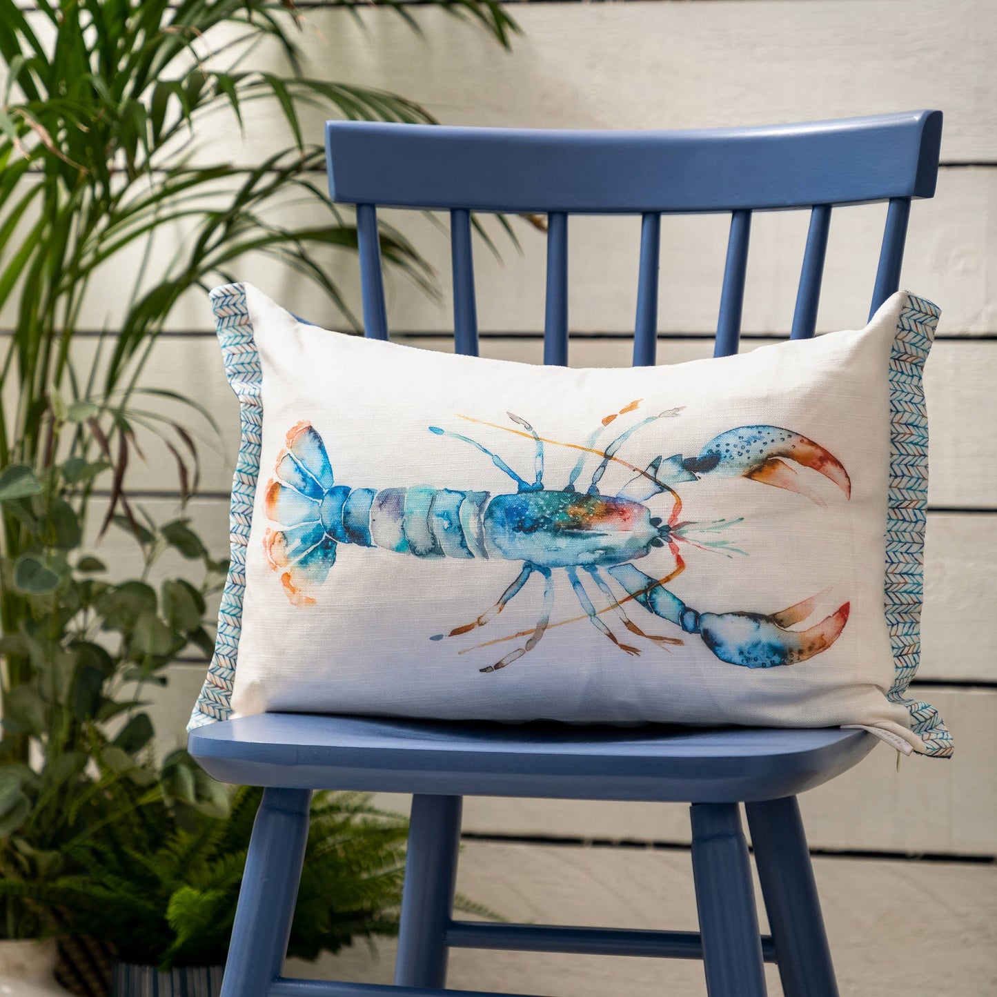 Lobster Printed Cushion